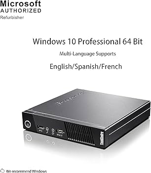 Amazon.com: Lenovo ThinkCenter M73 Tiny Desktop PC, Intel Core I5