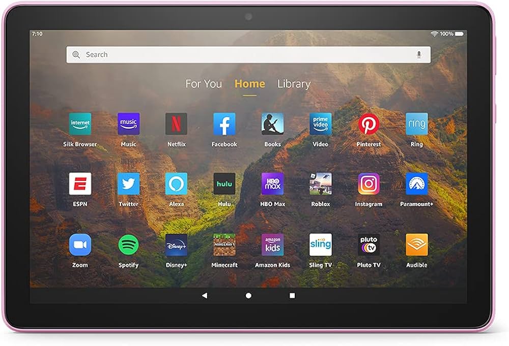 2021 Lavender Fire HD 10 Tablet, 1080p Display & 32 GB | Amazon