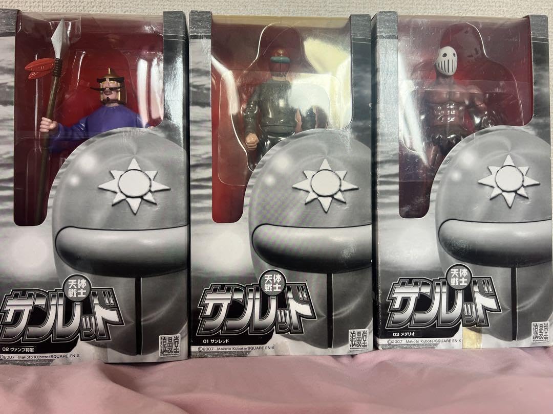 Amazon.co.jp: 天体戦士サンレッド 超漢の魂シリーズ ソフビ セット
