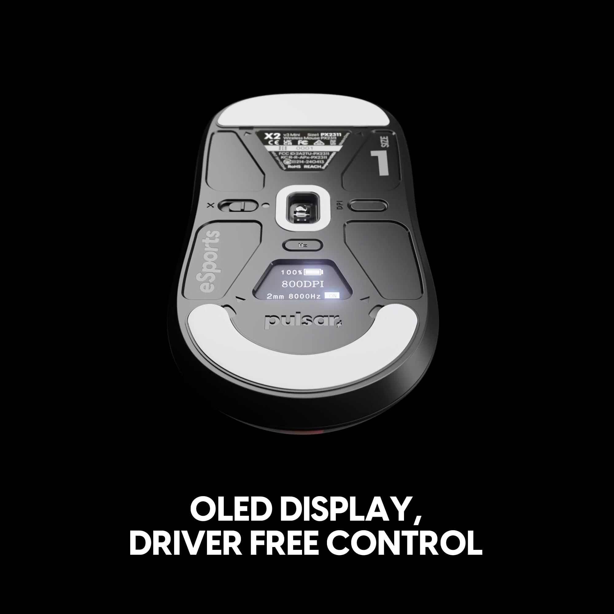 Amazon.co.jp: Pulsar Gaming Gears X2 v3 eS Mini ワイヤレス