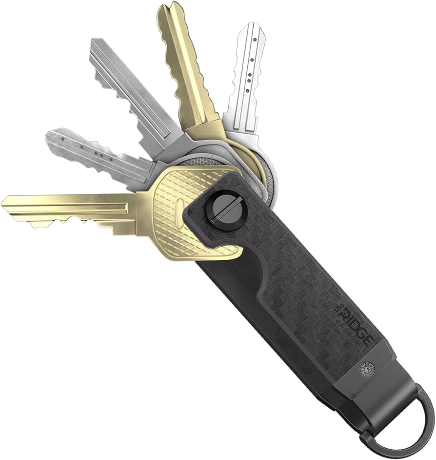 The Ridge - Compact Metallic Key Organizer | Minimalist Innovative
