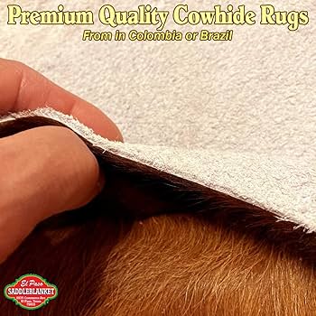 Amazon | 特大 コロンビア産 本革 天然皮革 カウラグ カウハイドラグ