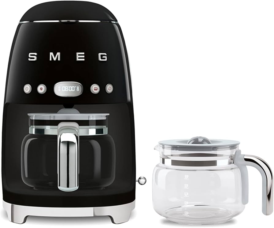 Amazon.com: Smeg 50's Retro Drip Coffee Maker with Extra Glass