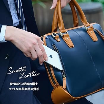 Amazon.co.jp: [ゴールドメン] GOLDMEN 本革 メンズ ビジネスバッグ 大