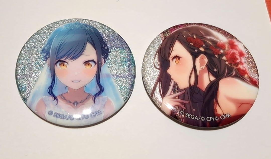 プロジェクトセカイ 白石杏 19C グリッター缶バッジ 40個 グリ缶