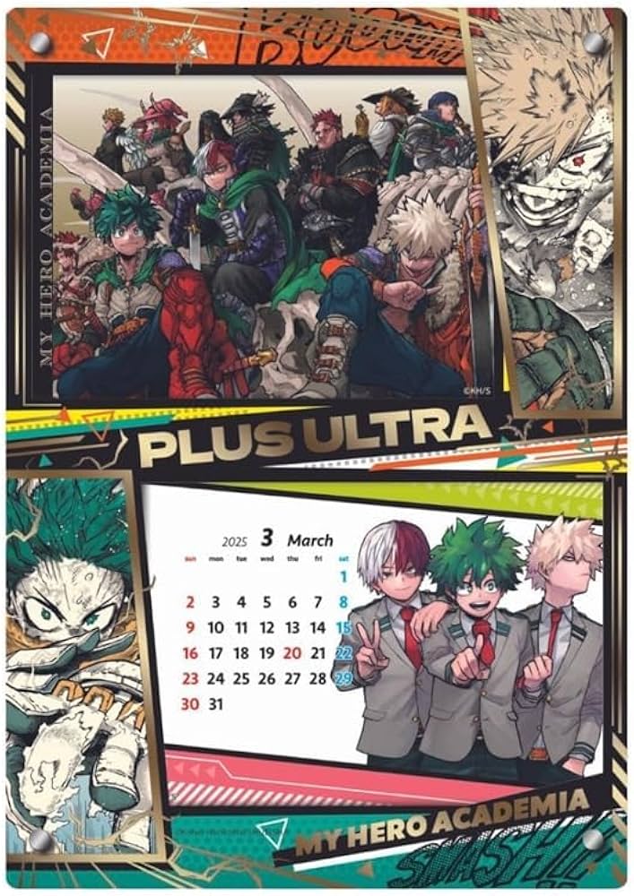 Amazon | 『僕のヒーローアカデミア』コミックカレンダー2025