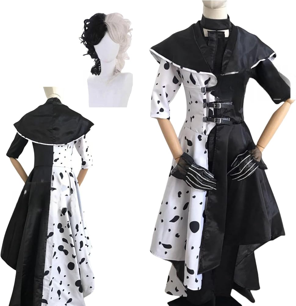 Amazon.co.jp: [Beauty 出品] 実物撮影！ 実写版 クルエラのレザー衣装