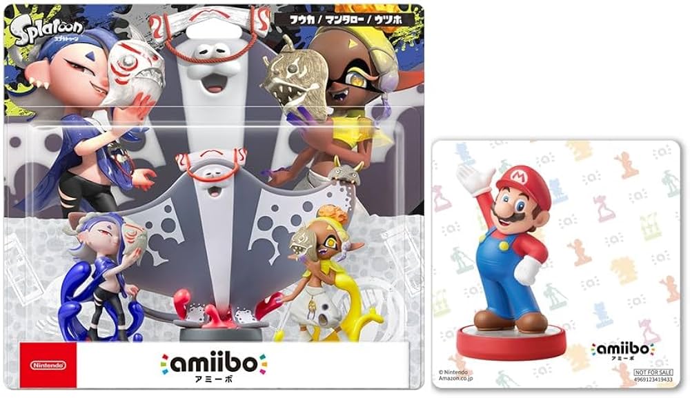 Amazon.co.jp: amiibo すりみ連合セット[フウカ／ウツホ／マンタロー