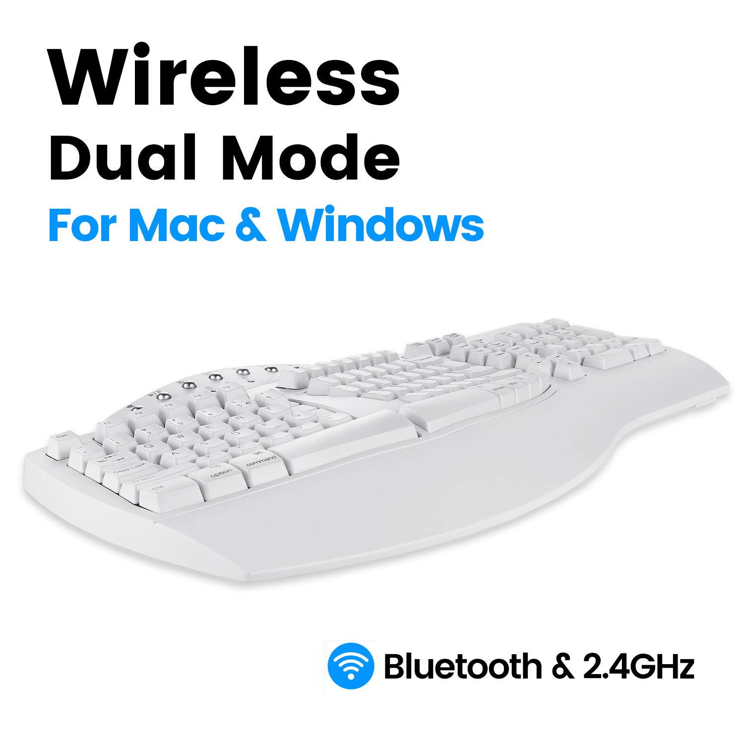 Amazon.com: Perixx Periboard-612 Wireless Ergonomic USB Split