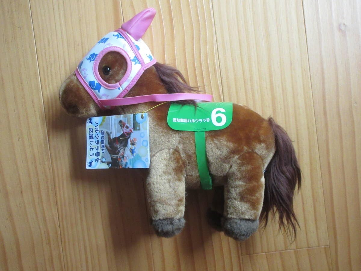 Amazon.co.jp: ハルウララ ぬいぐるみ 高知競馬 ハルウララ号を応援