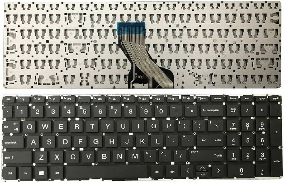 Laptop Keyboard for H P 15-DB0184UR, 15-DB0185NB, 15-DB0185UR, 15