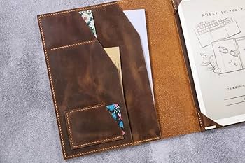 Amazon | 手作り レザー 富士通 QUADERNO A4 A5 クアデルノ カバー