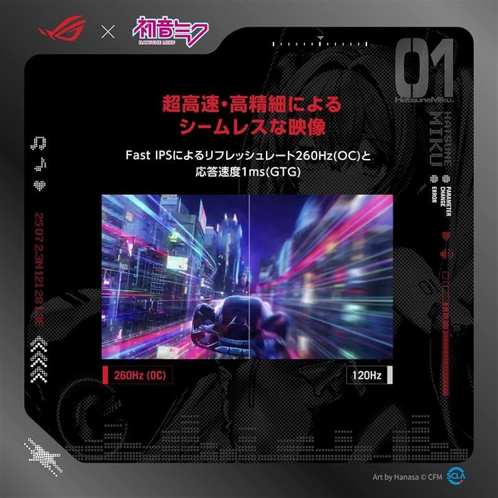 Amazon.co.jp: ASUS ROG Strix XG27ACMEG-G 初音ミクエディション /27