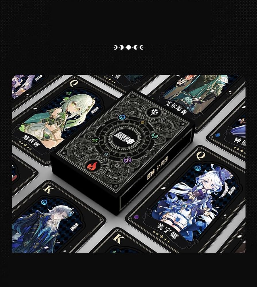 Amazon.co.jp: 原神 トランプ 56枚 キャラクター ポーカー フリーナ