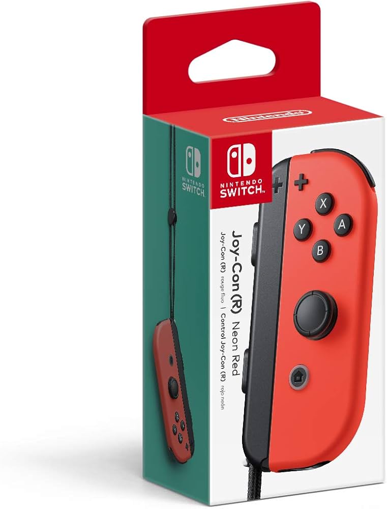 Amazon.com: Nintendo Joy-Con (R) - Neon Red - Nintendo Switch