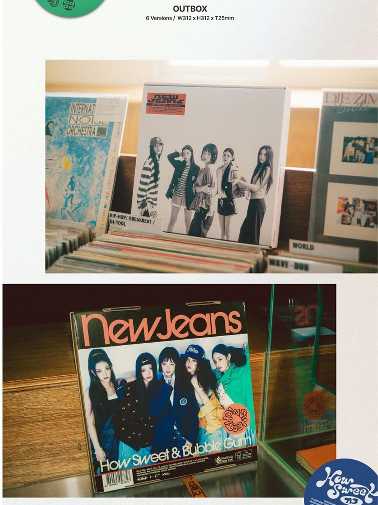 Amazon.com: NewJeans How Sweet Double Single Album Standard Ver