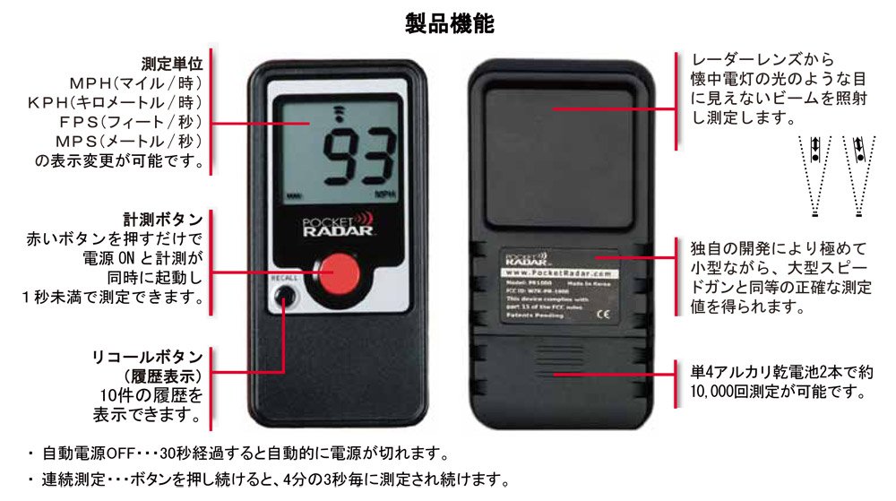 Amazon | ディーアンドエム ポケットレーダー PR1000 | D&M(ディー