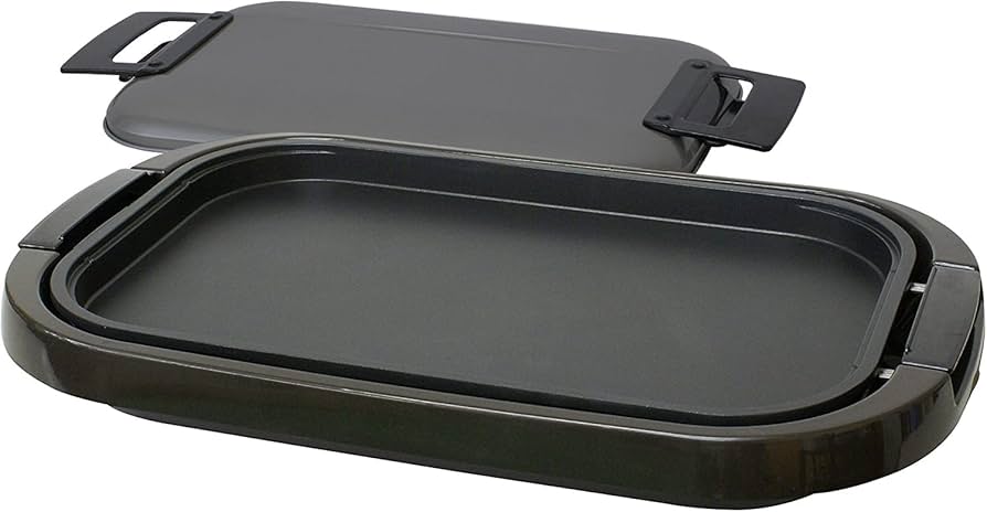 Amazon | [山善] ホットプレート 大型 ワイド お手入れ簡単 フッ素加工