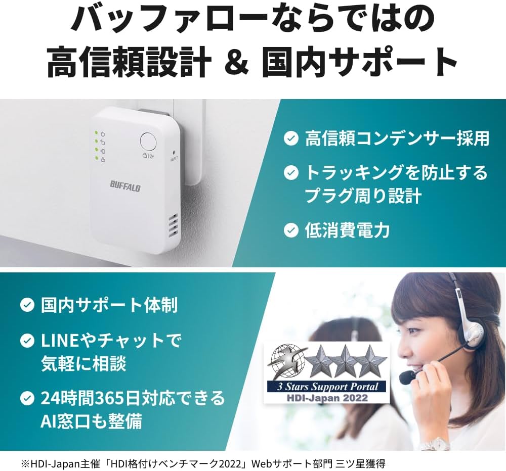 Amazon.co.jp: 【Amazon.co.jp限定】 バッファロー WiFi 無線LAN 中継