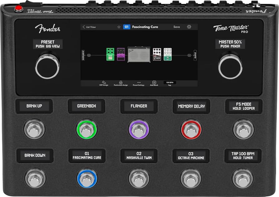 Amazon.co.jp: Fender Tone Master Pro マルチエフェクトギターワーク