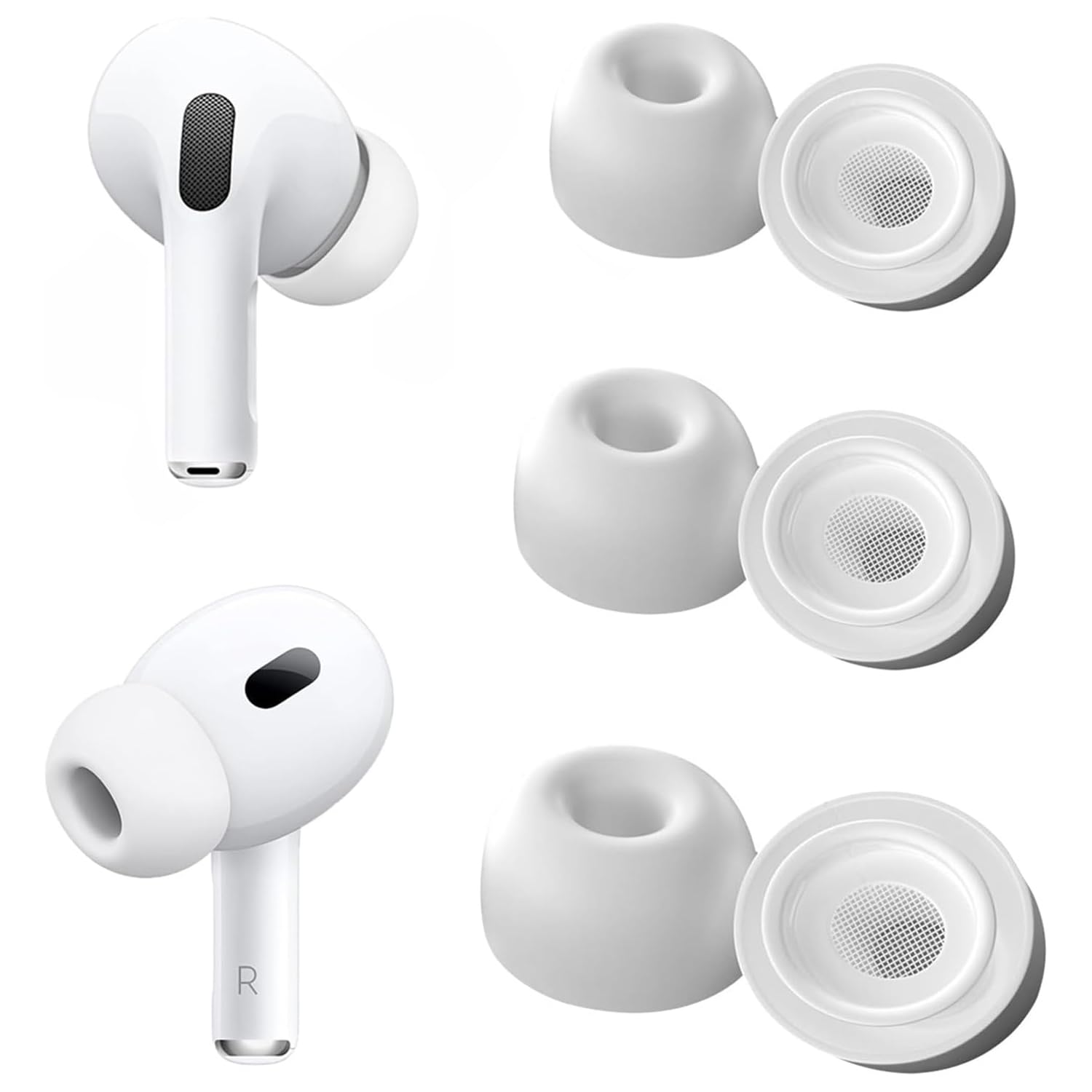 Amazon.co.jp: [3ペア] Adhiper airpods pro2 イヤーチップfor Airpods