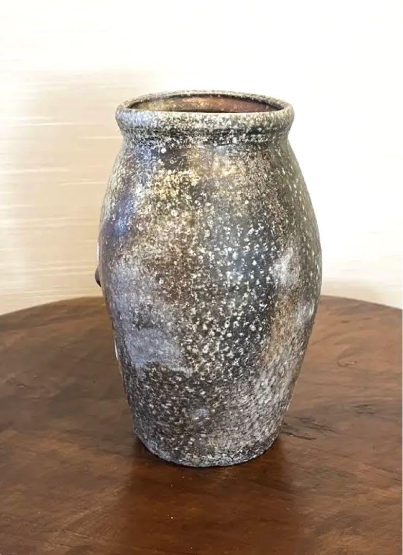 島岡達三 灰被象嵌縄文壺 島岡達三 灰被象嵌縄文壺 灰被縄文象嵌壺