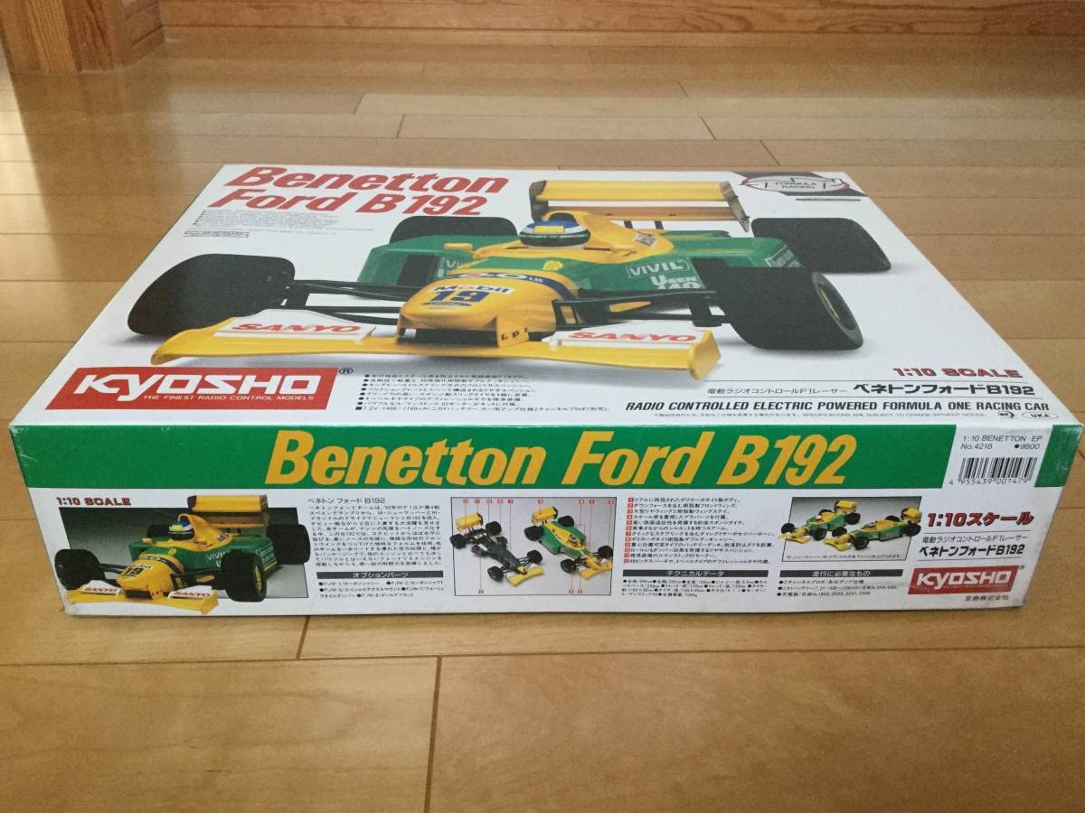 Amazon.co.jp: 絶版 京商 1/10 電動RC F1レーサー ベネトン B192