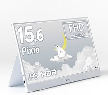 Amazon.co.jp: Pixio ポータブルモニター モバイルモニター 白