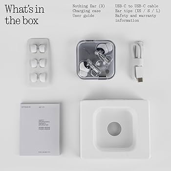 Amazon.com: Nothing Ear (3) Wireless Earbuds Super Mic 45dB Hybrid