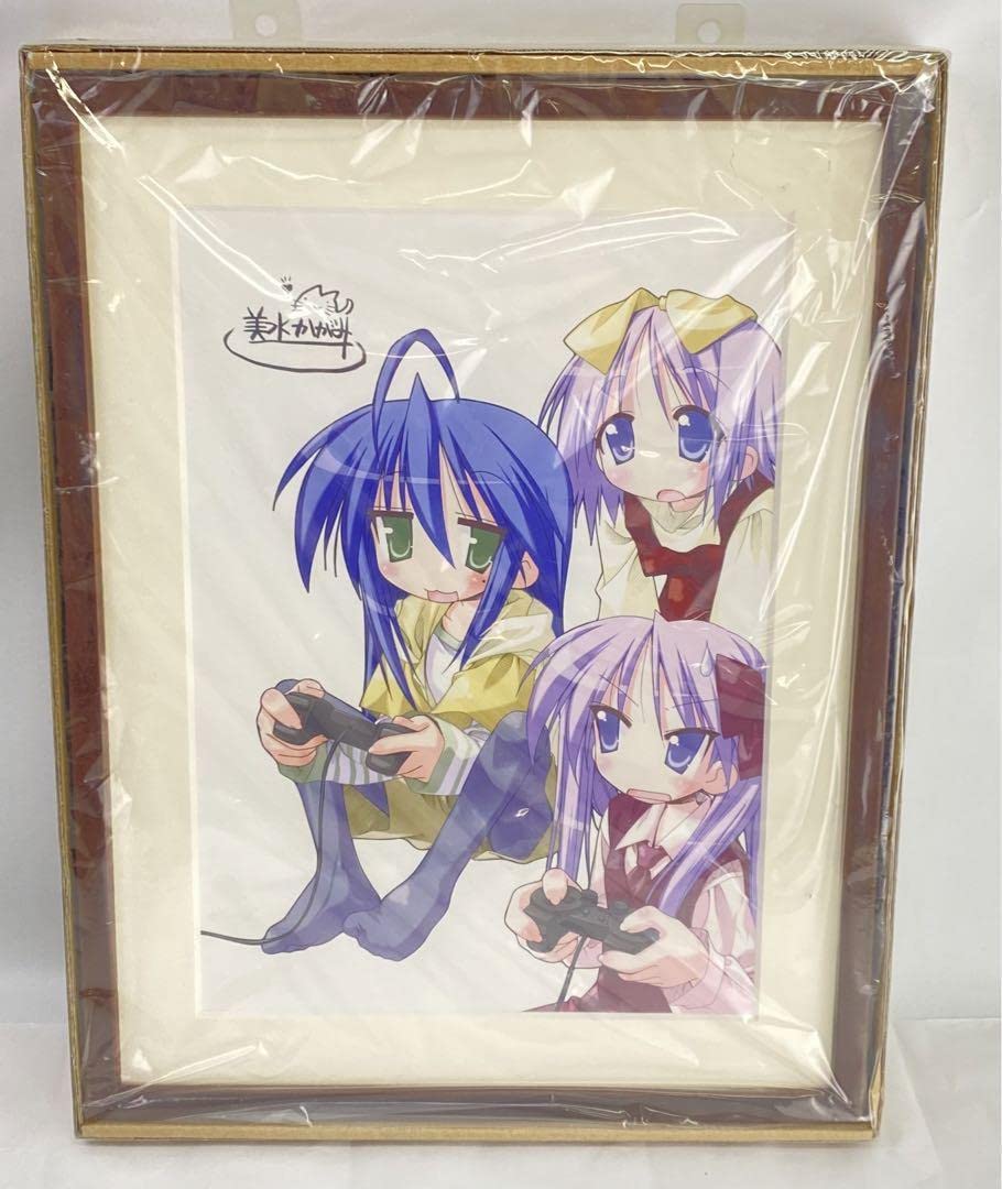 Amazon.co.jp: らきすた らきすた 1巻ジャケ 複製原画 美水かがみ