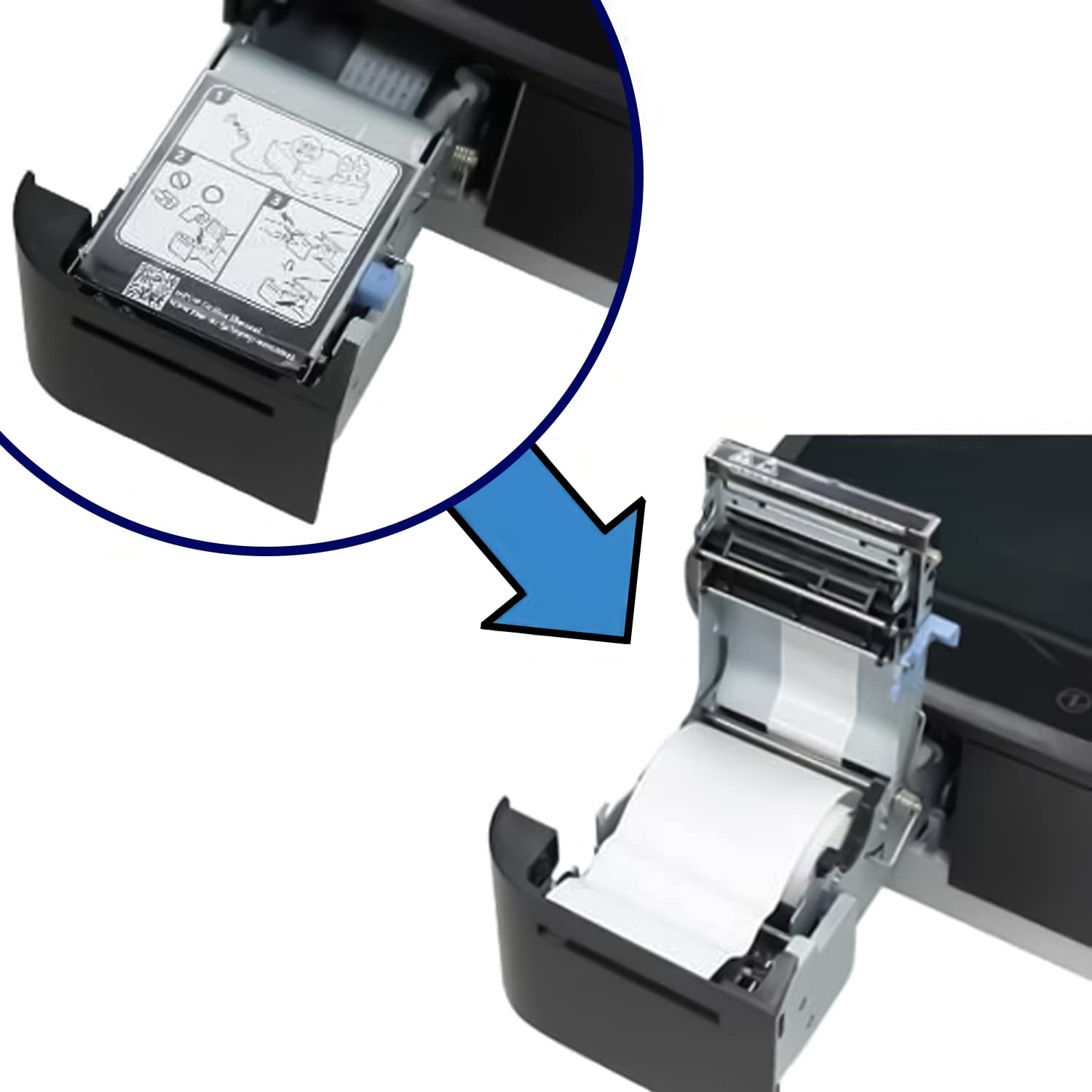 Amazon.co.jp: キャッシュドロア一体型レシートプリンター mPOP(58mm