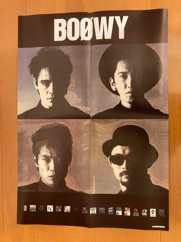 BOOWY 氷室京介 布袋寅泰 ポスター8枚セット LAST GIGS 松井常松 BOOWY