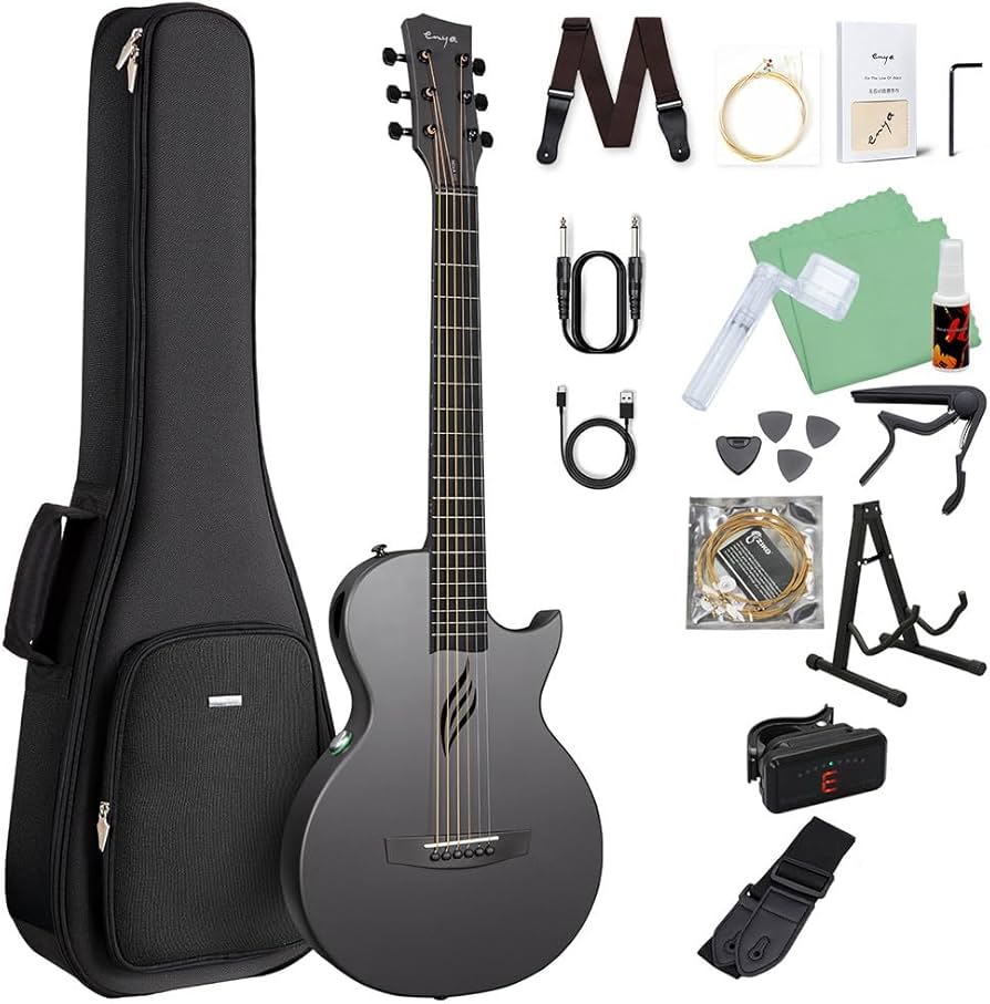 Amazon | ENYA NOVA GO/SP1 アコースティックギター初心者セット Black