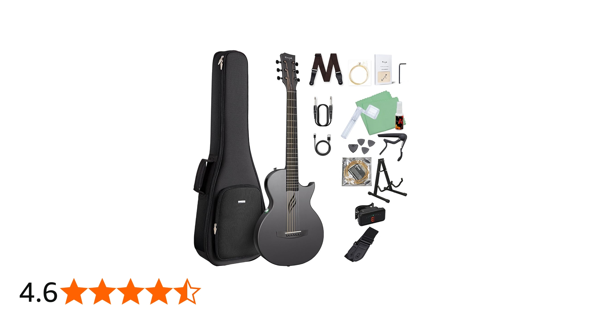 Amazon | ENYA NOVA GO/SP1 アコースティックギター初心者セット Black