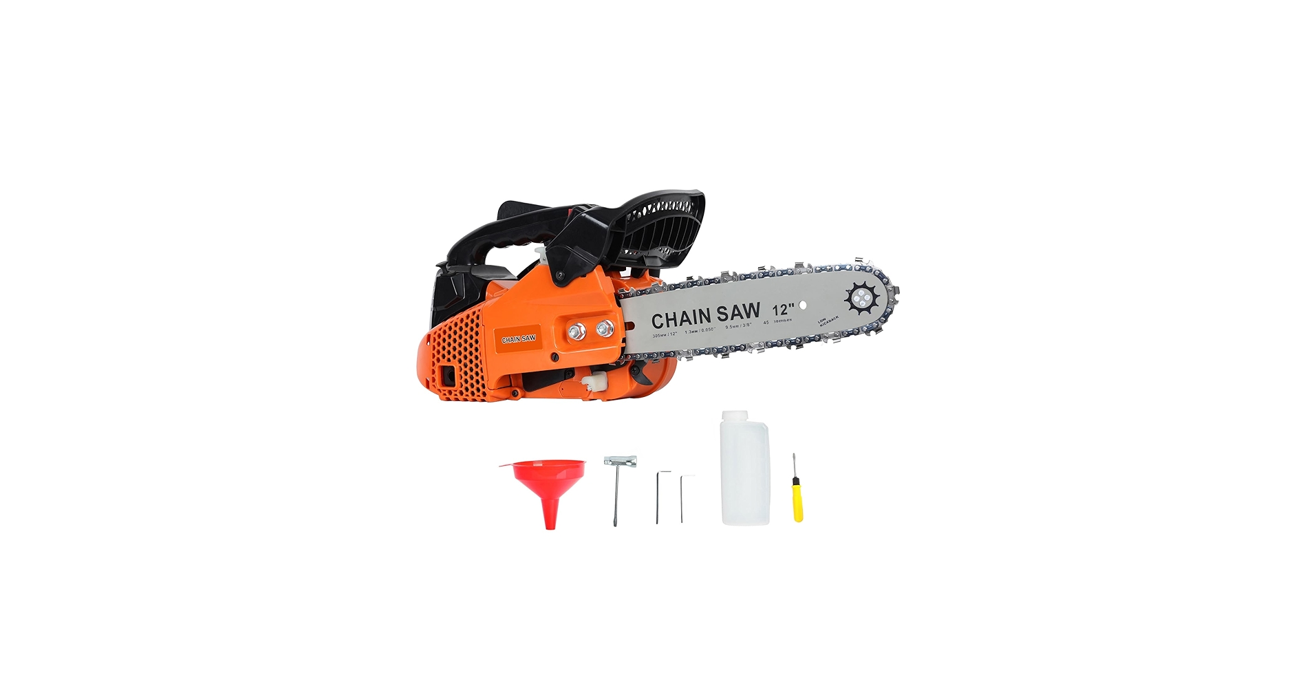 Amazon.com : 25.4cc Gas Powered Chainsaw 12 Inch Top Handle Gas