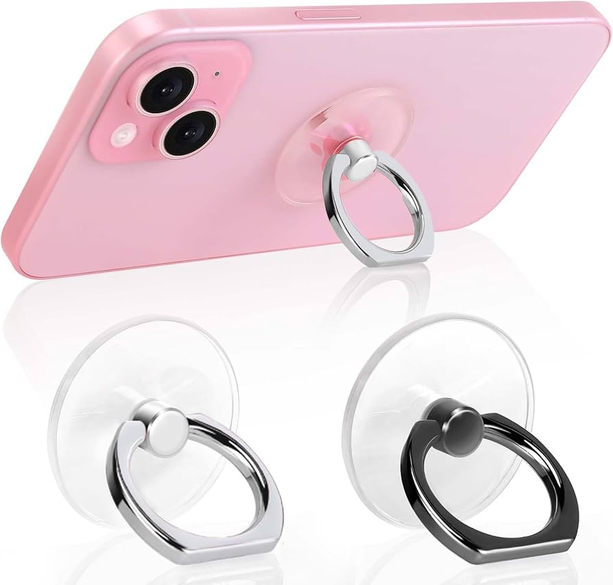 Amazon | Jsoerpay スマホリング 透明 薄型 バンカーリング 360°回転