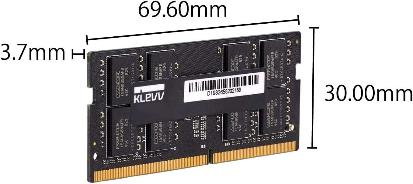 Amazon | KLEVV ノートPC用 メモリ DDR4 2666 PC4-21300 16GB x 1枚