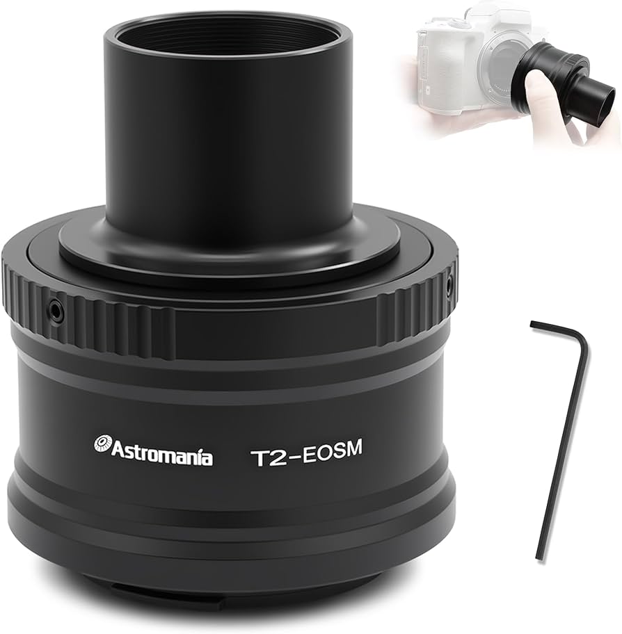 Amazon.com : Astromania Canon EOS-M T2 Mount Lens Adapter and M42