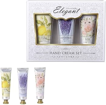 Amazon.co.jp: Thankyouシール付 ハンドクリーム 3種セット シトラス