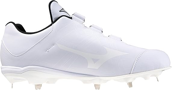 Amazon | 野球スパイク 白 ミズノ マジックベルト 金具スパイク ライト