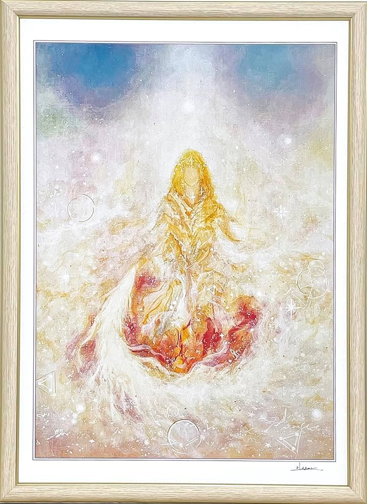 Amazon.co.jp: 市杵島姫尊 ヒーリングアート 癒しの絵 絵画 絵