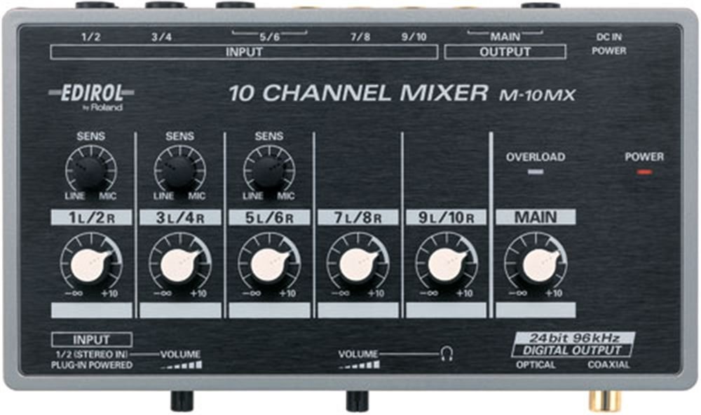 Amazon | Roland 10チャンネル・ステレオ・ミキサー M-10MX | ミキサー