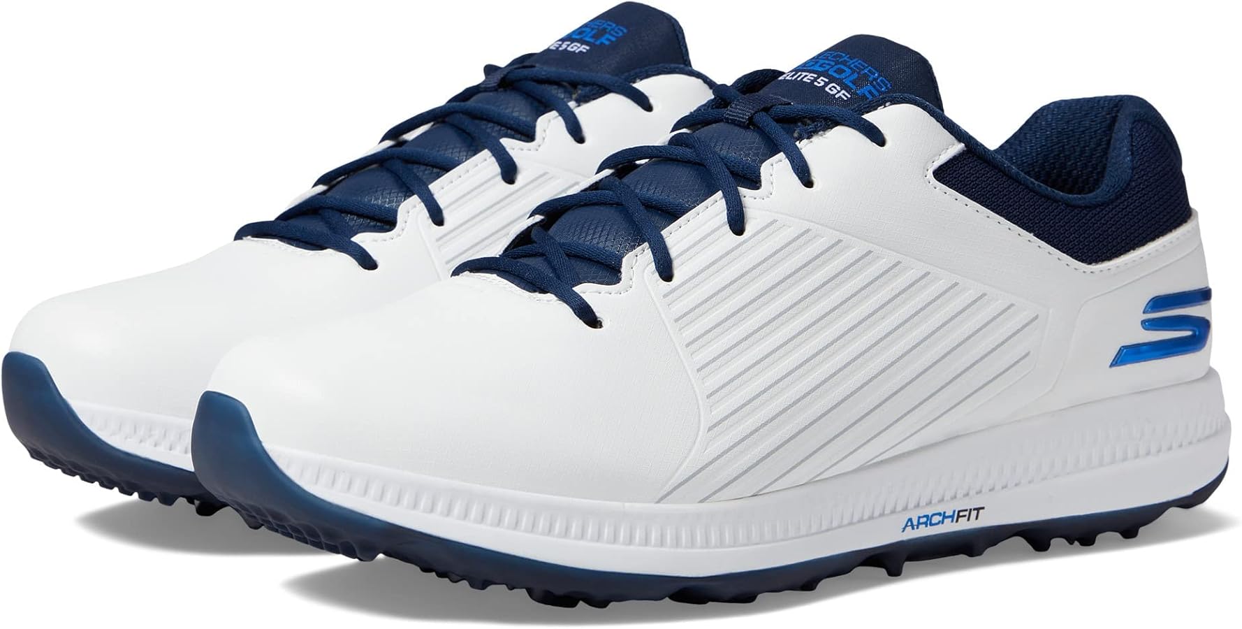 Amazon | Skechers メンズ Elite 5 Arch Fit 防水 ゴルフシューズ