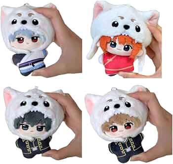 Amazon.co.jp: 銀魂 ぬいぐるみ 人形 萌えグッズ 坂田銀時 神楽 神威