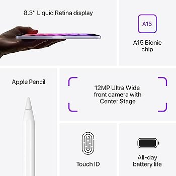 Amazon.com : Apple 2021 iPad Mini Wi-Fi + Cellular, 256GB - Pink