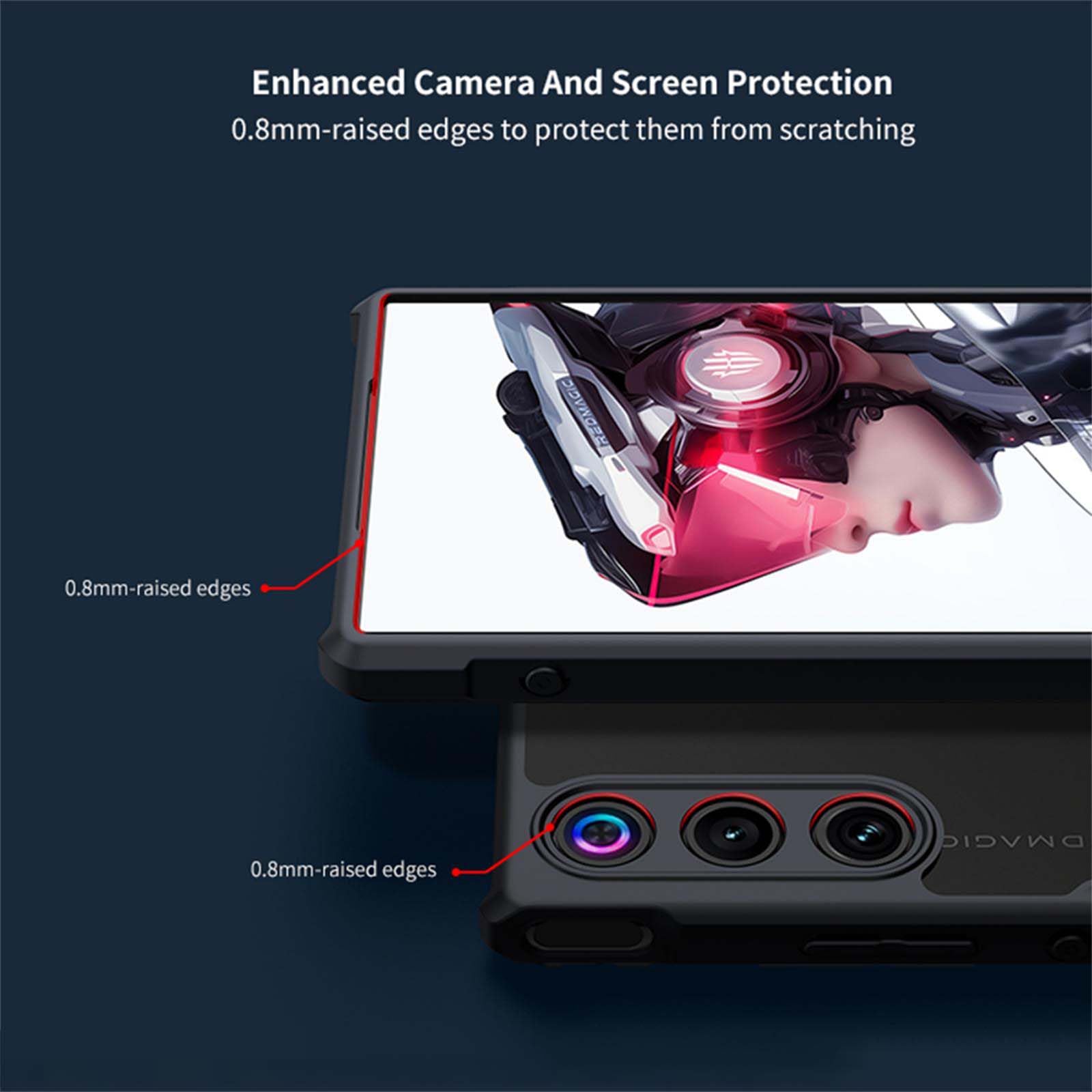 Amazon.com: NOUKAJU Case for REDMAGIC 10 Air, Phone Protective