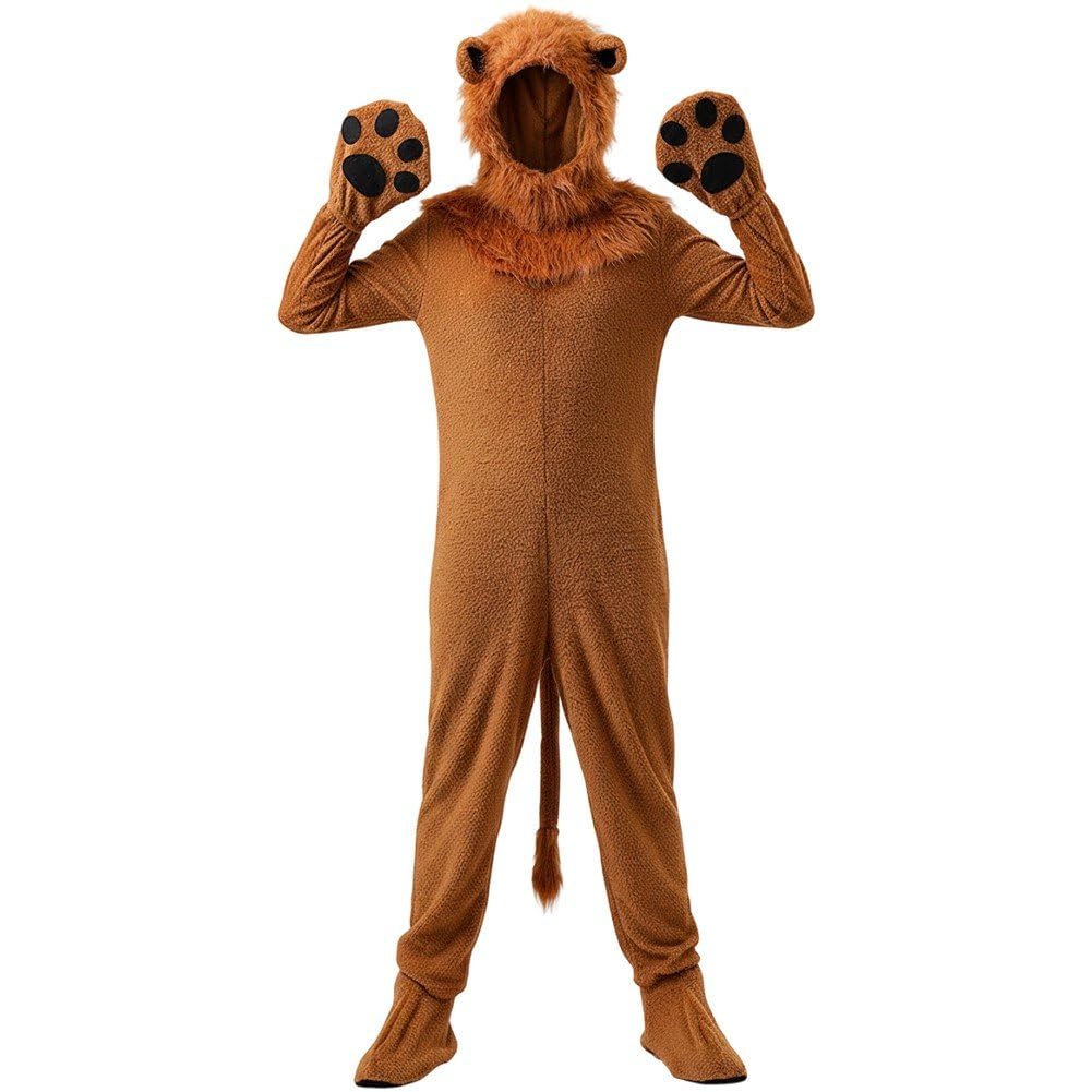 Amazon.co.jp: Lixgoma ライオン 着ぐるみ 大人用 コスチューム