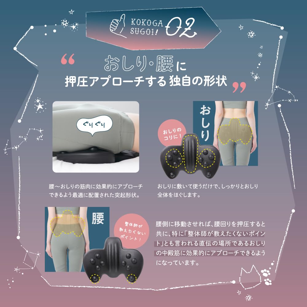Amazon.co.jp: [アメプラ] 整体ヒップパッド 整体骨盤パッド 整体師