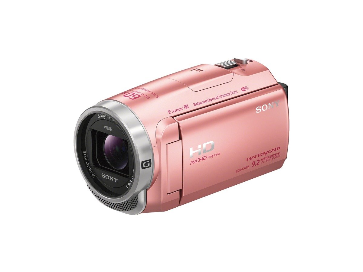 Amazon | SONY ビデオカメラHDR-CX675 32GB 光学30倍 ピンク Handycam