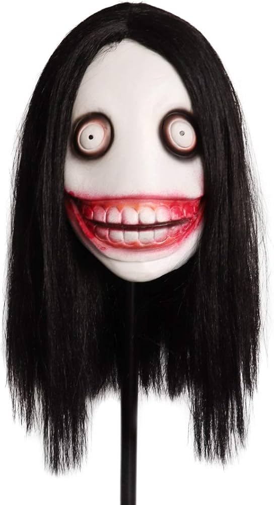 Amazon.co.jp: 恐怖ホラーマスク ジェフ JEFF 恐怖シリーズ ブラック